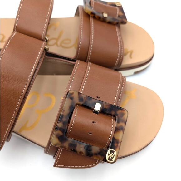 Sam Edelman Adrianna Two-Strap Sandals Women's Saddle Size US10.5M EU41.5 - Picture 9 of 12